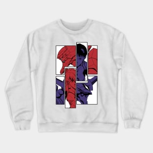 Neon genesis evangelion colors Crewneck Sweatshirt